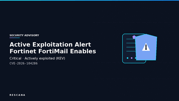 Active Exploitation Alert: Critical Fortinet FortiMail Zero-Day (CVE-2026-104286) Enables Unauthenticated Arbitrary File Writes