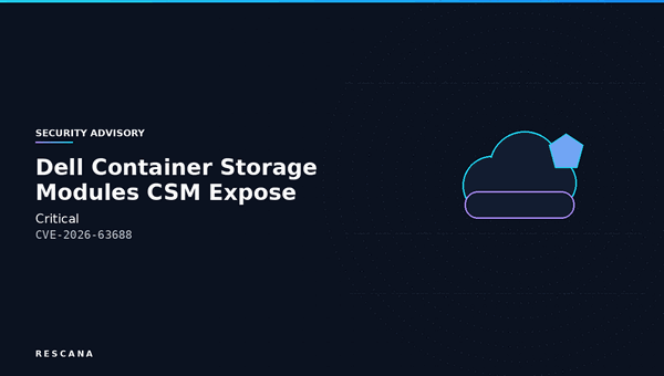 Critical Dell Container Storage Modules (CSM) Vulnerabilities Expose Kubernetes Environments to Remote Admin Compromise – CVE Analysis and Patch Guidance