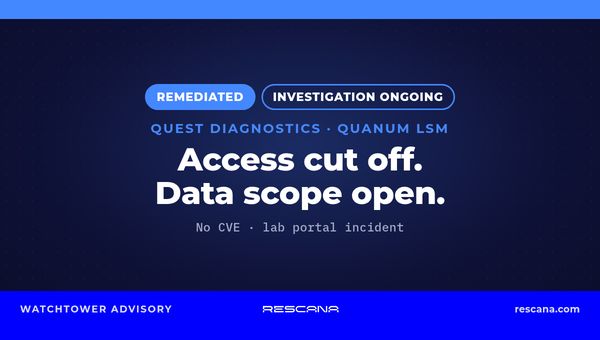Quest Diagnostics Quanum LSM Incident: System Restored, Patient Data Scope Still Under Investigation